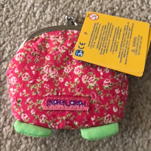 Stephen Joseph Turtle Wristlet & Coin Purse - Picture 6 of 7